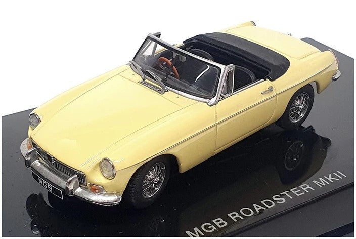 1:43 MG MGB Roadster MKII - 1969 - Pale Primrose Yellow - AUTOart - 56612