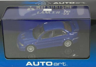 1:43 Mitsubishi Lancer EVO 6 - Blue - AUTOart - 57152