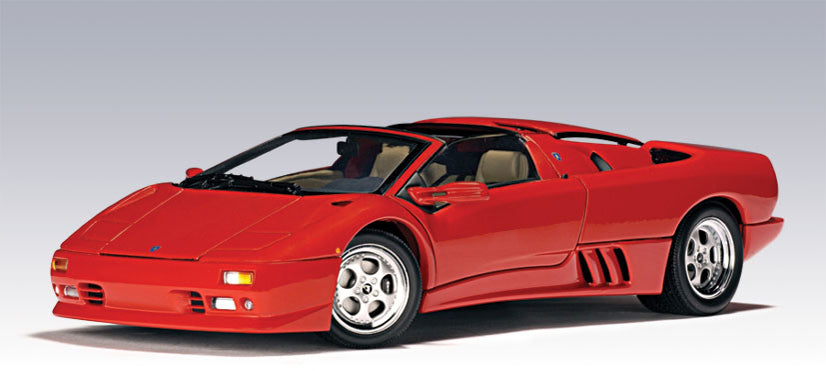 1:18 Lamborghini Diablo Roadster - Red - AUTOart - 70091