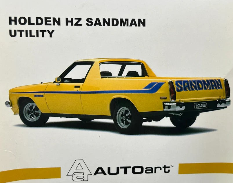 1:18 Holden HZ Sandman Utility - 1977 - Jasmine Yellow - AUTOart - 73341