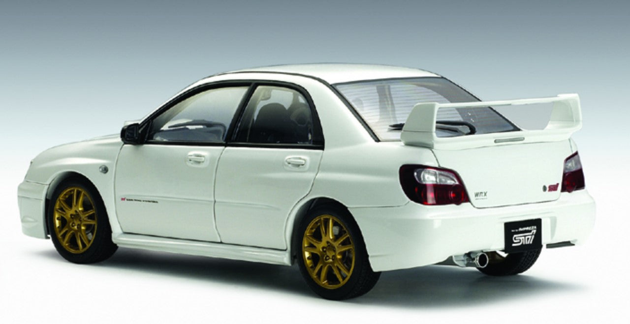 1:18 Subaru Impreza WRX Sti - 2003 - White - AUTOart - 78662