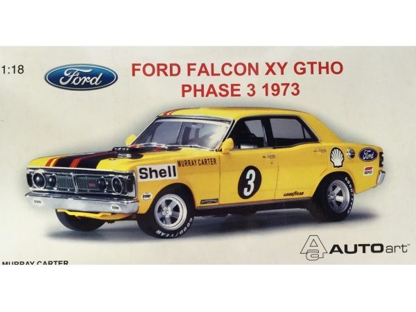 1:18 Ford XY Falcon GTHO Phase III - 1973 - ATCC - Murray Carter - AUTOart - 87310
