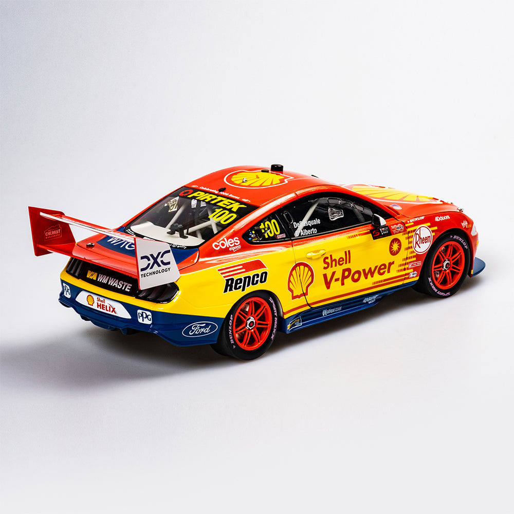 1:18 Ford Mustang GT #100 - DJR 1000 Races Livery - 2022 - Bathurst - Shell V-Power Racing Team - Anton De Pasquale - Authentic Collectables - ACD18F22O