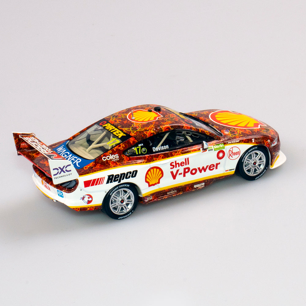 1:43 Ford Mustang GT #17 - Darwin Triple Crown Indigenous Livery - 2021 - Supercars Championship - Shell V-Power Racing Team - Will Davison - Authentic Collectables - ACD43F21J