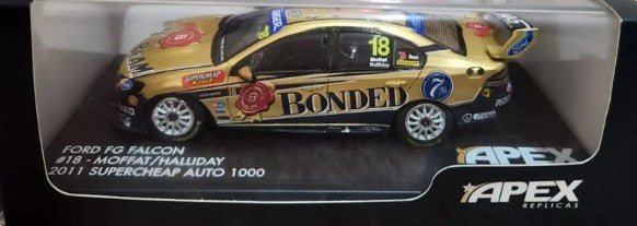1:43 Ford FG Falcon #18 - 2011 - Bathurst - Dick Johnson Racing - James Moffat - Apex Replicas - AR40302