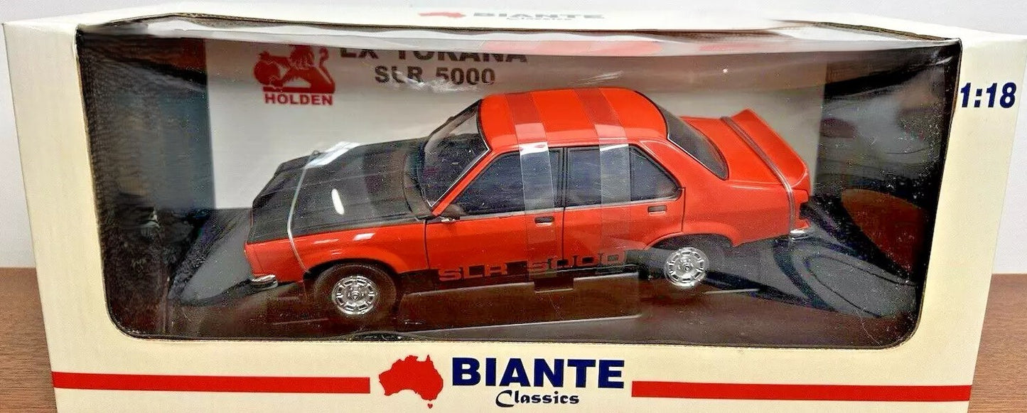 1:18 Holden LX Torana SLR 5000 - Mandarin Red - Biante Model Cars - 73441