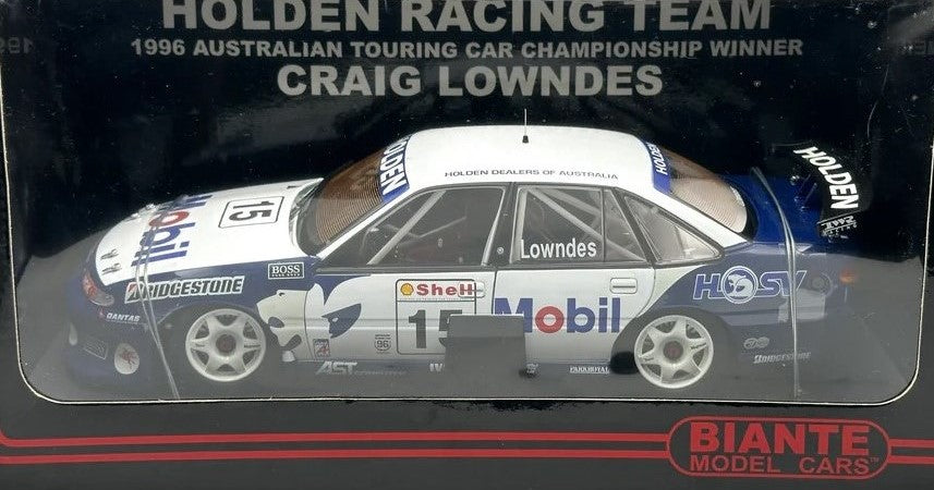 1:18 Holden VR Commodore #15 - 1996 - ATCC Winner - Holden Racing Team - Craig Lowndes - Biante Model Cars - B180402G