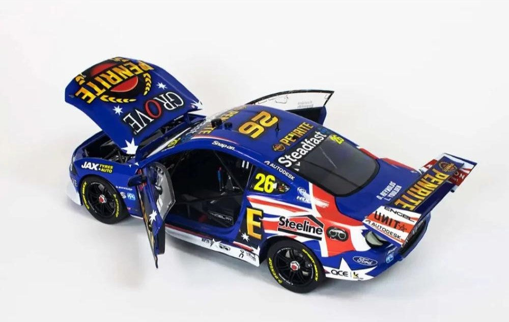 1:18 Ford Mustang GT #26 - 2021 - Bathurst - Penrite Racing - David Reynolds - Biante Model Cars - B18F21F