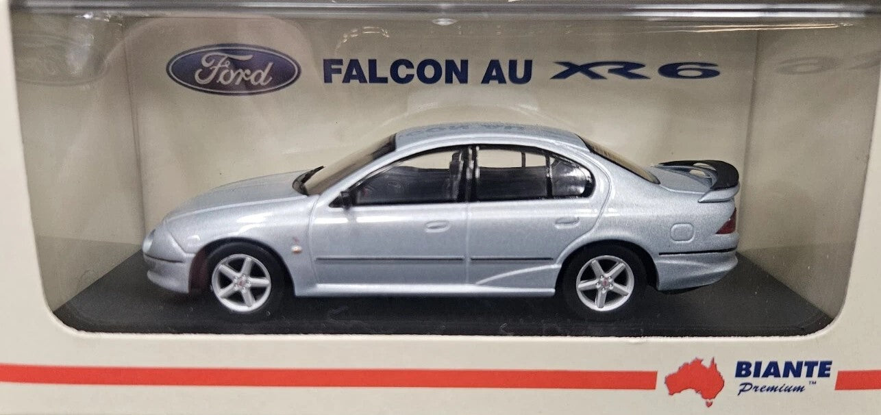 1:43 Ford AU Falcon XR6 - Liquid Silver - Biante Model Cars - B431601A