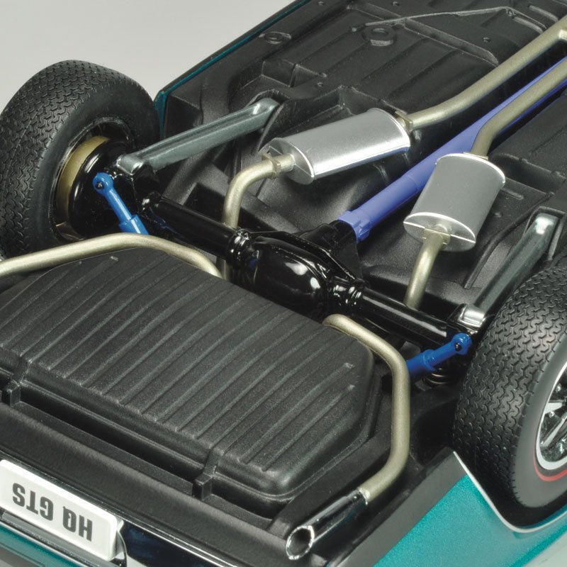 1:18 Holden HQ Monaro GTS Coupe - Aquamarine Metallic w/Black Stripes - Classic Carlectables - 18335
