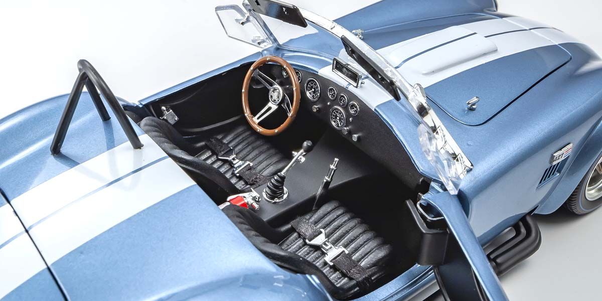 1:18 Shelby Cobra 427 S/C - Sapphire Blue - Kyosho - 08047SBL