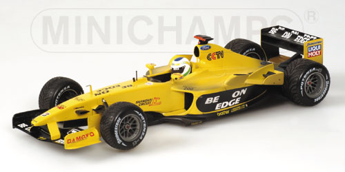 1:18 Jordan F1 Ford EJ13 - 1st Win Brazilian GP - 2003 - Formula 1 - Jordan Grand Prix - Giancarlo Fisichella - Minichamps - 100 030111