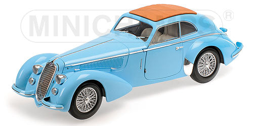1:18 Alfa Romeo 8C 2900B - Lungo - 1938 - Light Blue - Minichamps - 100 120420