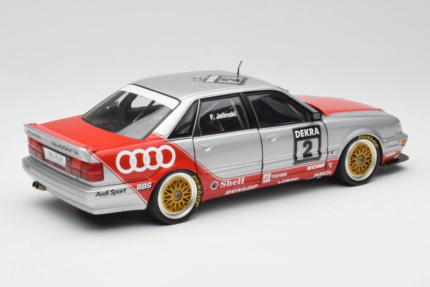 1:18 Audi V8 Quattro #2 - DTM - 1992 - Team AZR - Frank Jelinski - Minichamps - 100 921002