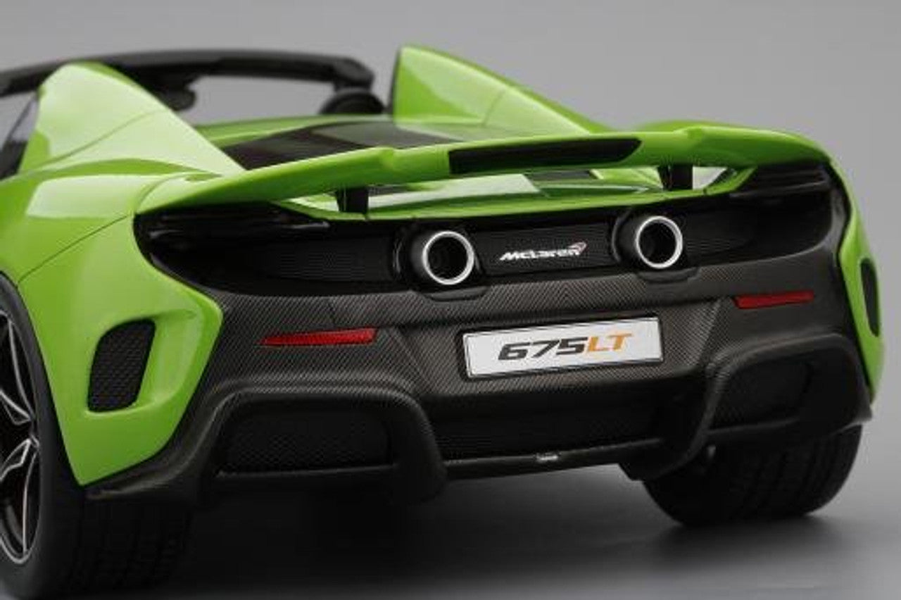 1:18 McLaren 675LT Spider - Resin Model - Mantis Green - Top Speed - TS0069