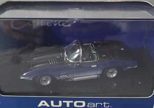 1:43 Chevrolet Corvette Mako Shark - Dark Blue - AUTOart - 51061
