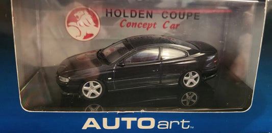1:43 Holden Coupe Concept Car - Metallic Blue/Black - AUTOart - 53440