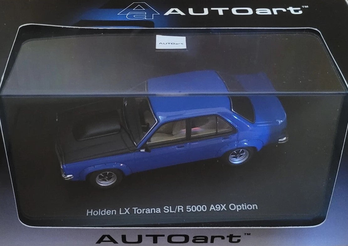 1:43 Holden LX Torana SL/R 5000 A9X Option - 4 Door - Ultra Blue - AUTOart - 53461