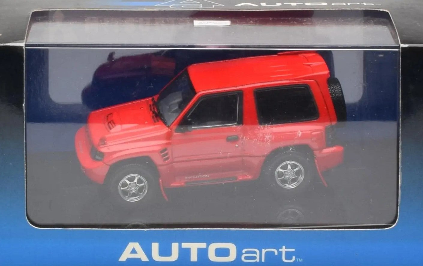 1:43 Mitsubishi Pajero EVO - Red - AUTOart - 57203