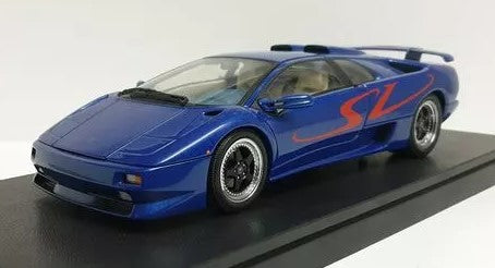 1:18 Lamborghini Diablo SV Coupe - Metallic Blue - AUTOart - 70082
