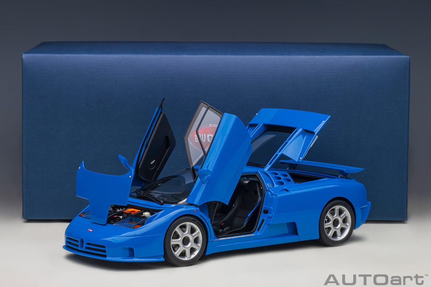 1:18 Bugatti EB110 SS - French Racing Blue - AUTOart - 70917