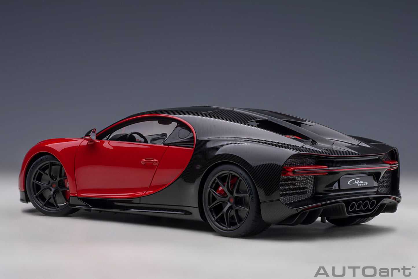 1:18 Bugatti Chiron Sport - 2019 - Italian Red /Carbon - AUTOart - 70996