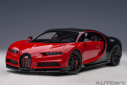 1:18 Bugatti Chiron Sport - 2019 - Italian Red /Carbon - AUTOart - 70996