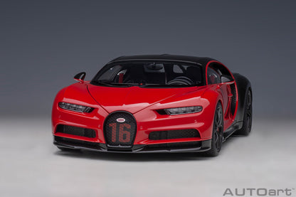 1:18 Bugatti Chiron Sport - 2019 - Italian Red /Carbon - AUTOart - 70996