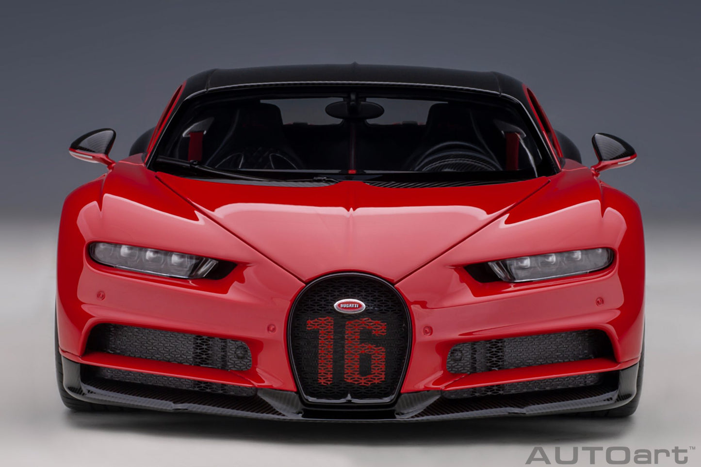 1:18 Bugatti Chiron Sport - 2019 - Italian Red /Carbon - AUTOart - 70996