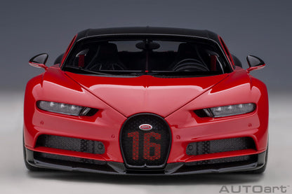1:18 Bugatti Chiron Sport - 2019 - Italian Red /Carbon - AUTOart - 70996