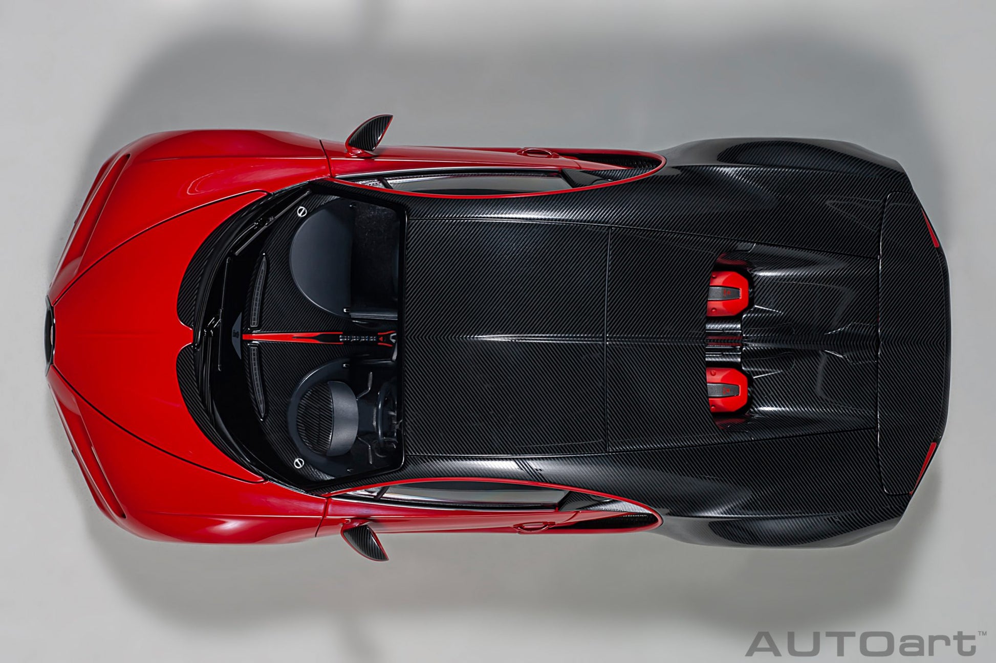 1:18 Bugatti Chiron Sport - 2019 - Italian Red /Carbon - AUTOart - 70996