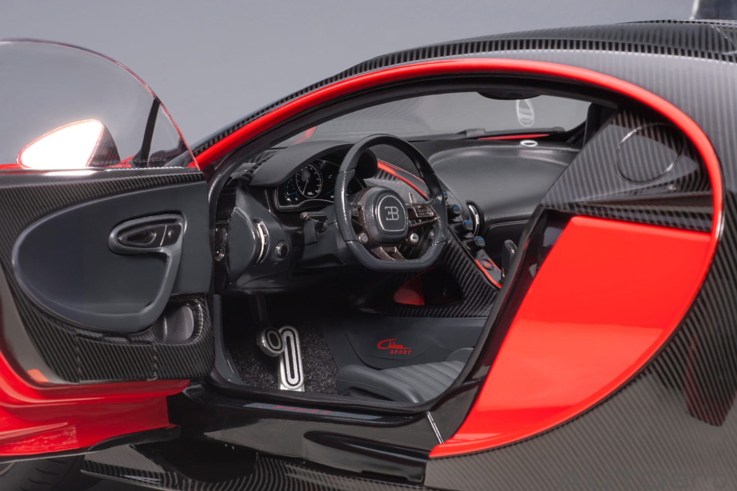 1:18 Bugatti Chiron Sport - 2019 - Italian Red /Carbon - AUTOart - 70996