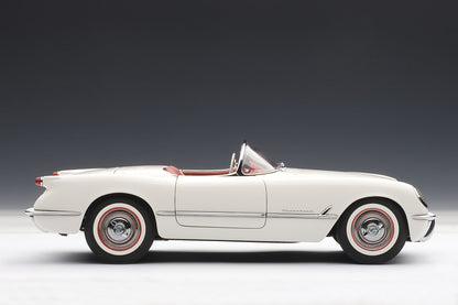 1:18 Chevrolet Corvette - 1953 - Polo White - AUTOart - 71081