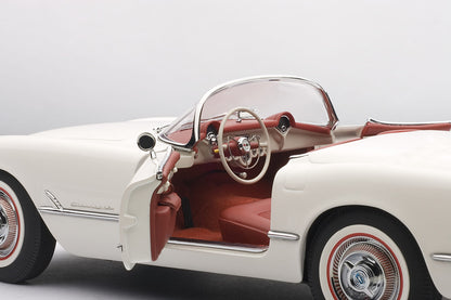 1:18 Chevrolet Corvette - 1953 - Polo White - AUTOart - 71081