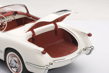 1:18 Chevrolet Corvette - 1953 - Polo White - AUTOart - 71081