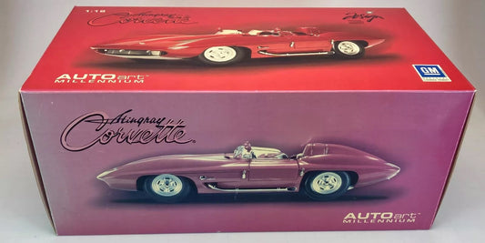 1:18 Chevrolet Corvette Stingray (2nd issue) - 1959 - Red - AUTOart - 71111