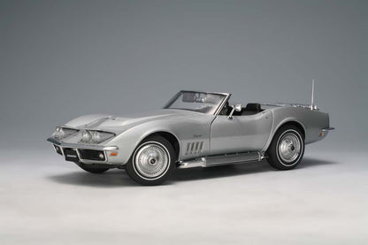 1:18 Chevrolet Corvette Stingray - 1969 - Cortez Silver - AUTOart - 71162