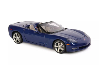 1:18 Chevrolet Corvette C6 Convertible - 2005 - Blue - AUTOart - 71222