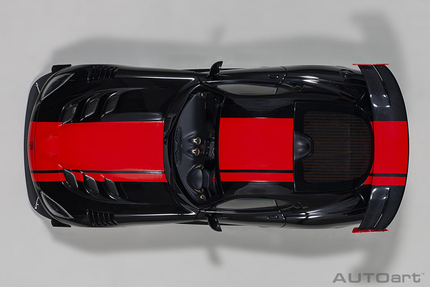 1:18 Dodge Viper ACR 1:28 Edition - 2017 - Black w/Red Stripes - AUTOart - 71732