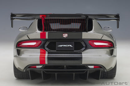 1:18 Dodge Viper ACR - 2017 - Billet Silver Metallic w/Black Stripes - AUTOart - 71733