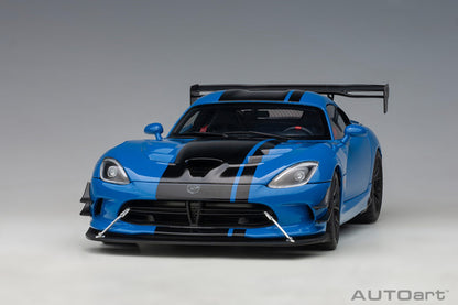 1:18 Dodge Viper ACR - 2017 - Competition Blue w/Black Stripes - AUTOart - 71734