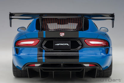 1:18 Dodge Viper ACR - 2017 - Competition Blue w/Black Stripes - AUTOart - 71734