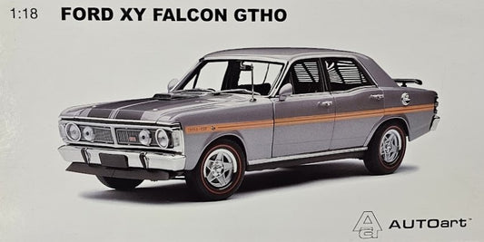 1:18 Ford XY Falcon GTHO - Frosted Pewter/Black - AUTOart - 72765