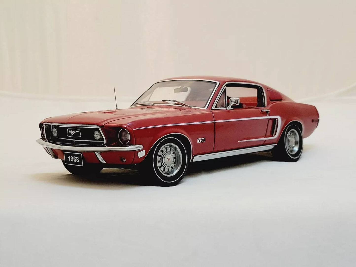 1:18 Ford Mustang GT 390 - 1968 - Red - AUTOart - 72801