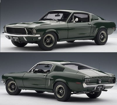 1:18 Ford Mustang GT - Green - AUTOart - 72812