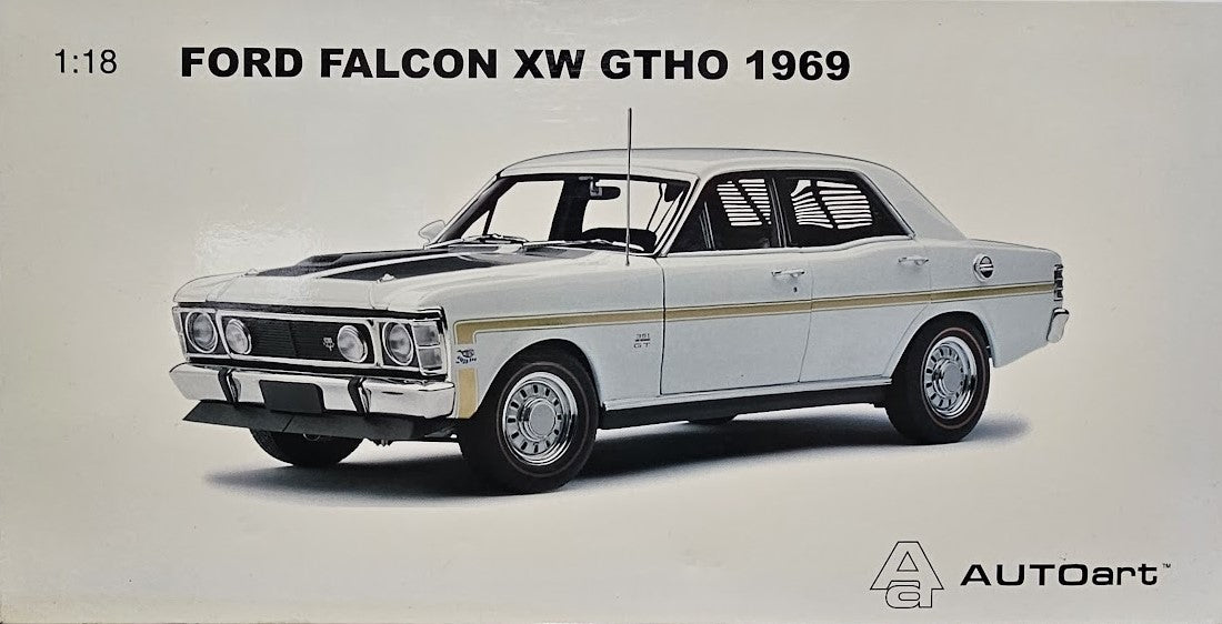 1:18 Ford XW Falcon GTHO - 1969 - Diamond White - AUTOart - 72875