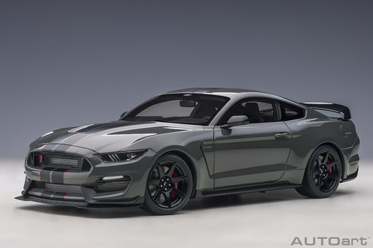 1:18 Ford Shelby GT-350R - Lead Foot Grey w/Black Stripes - AUTOart - 72930