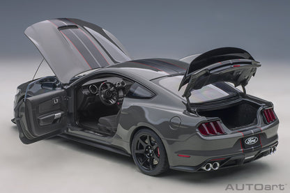 1:18 Ford Shelby GT-350R - Lead Foot Grey w/Black Stripes - AUTOart - 72930