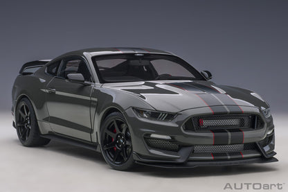 1:18 Ford Shelby GT-350R - Lead Foot Grey w/Black Stripes - AUTOart - 72930