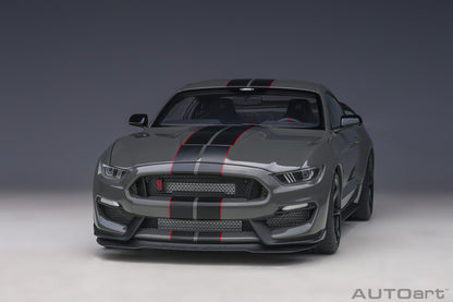 1:18 Ford Shelby GT-350R - Lead Foot Grey w/Black Stripes - AUTOart - 72930